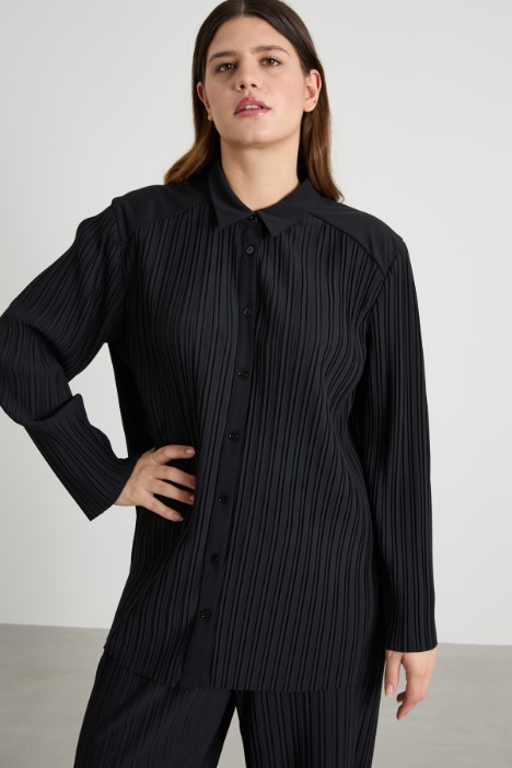 Pleated jersey shirt Intrend