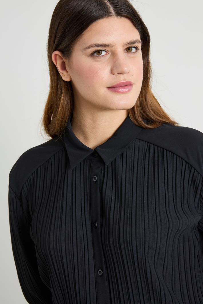 Pleated jersey shirt Intrend - 4