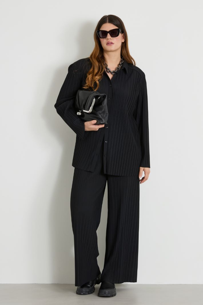 Pleated jersey shirt Intrend - 3