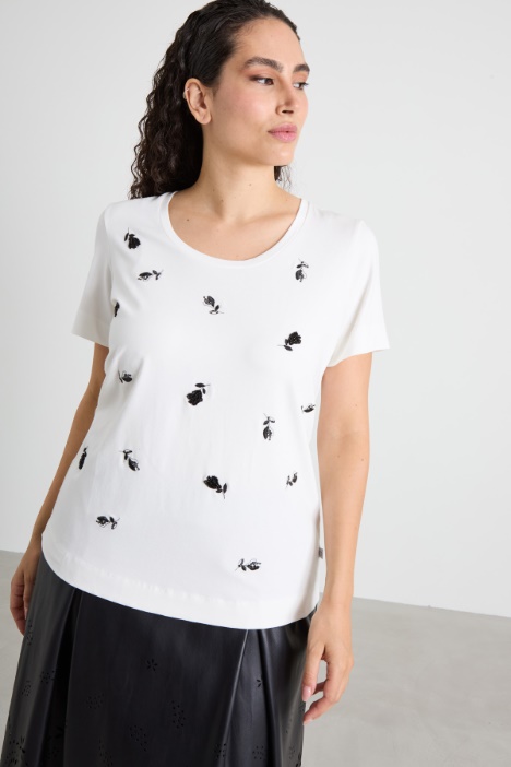 Printed jersey T-shirt Intrend