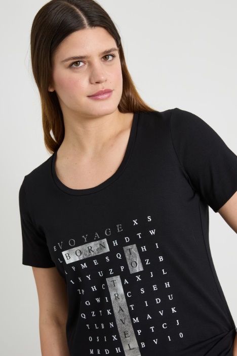 Camiseta de punto con estampado