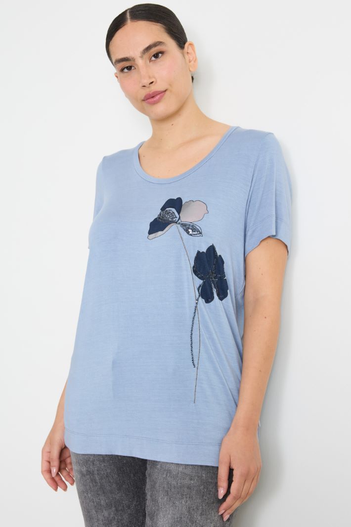 Printed jersey T-shirt Intrend