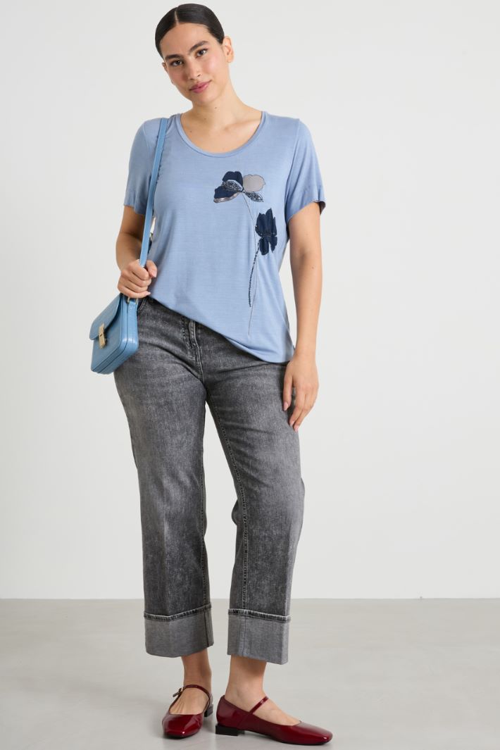 Printed jersey T-shirt Intrend - 3