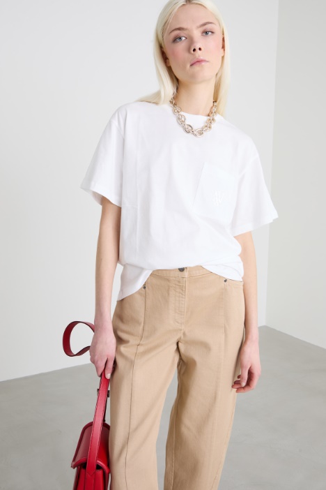 T-shirt con tasca Intrend