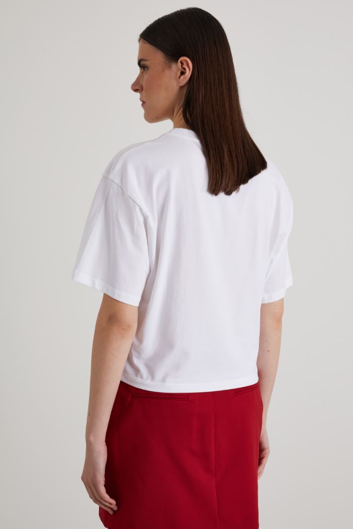 T-shirt boxy con stampa Intrend - 2