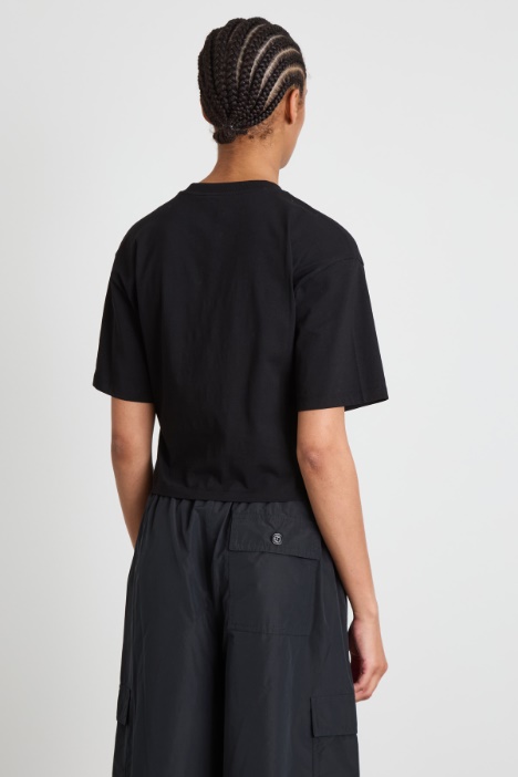 Camiseta boxy con estampado