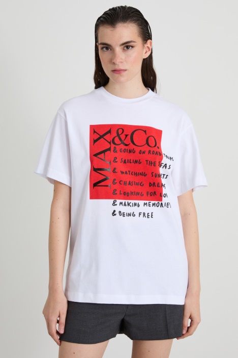 T-shirt con stampa Intrend