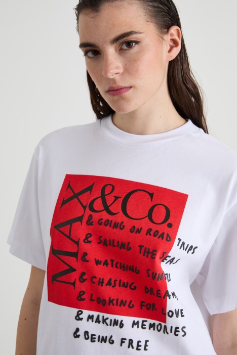 T-shirt con stampa