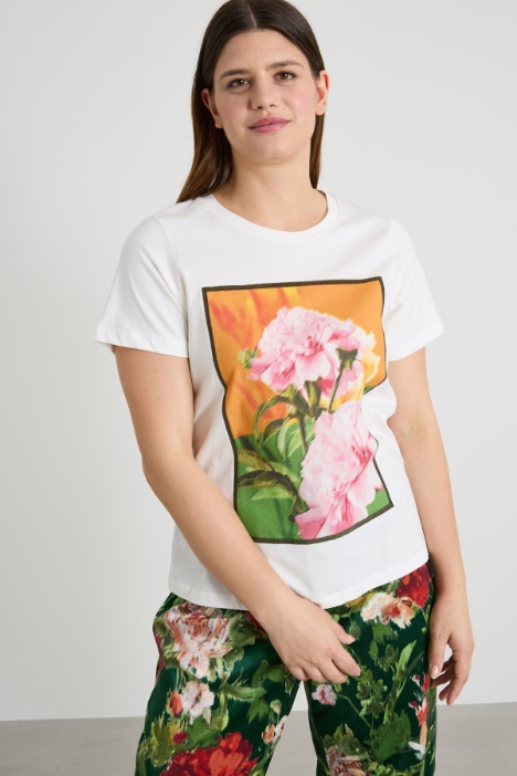 Printed jersey T-shirt Intrend