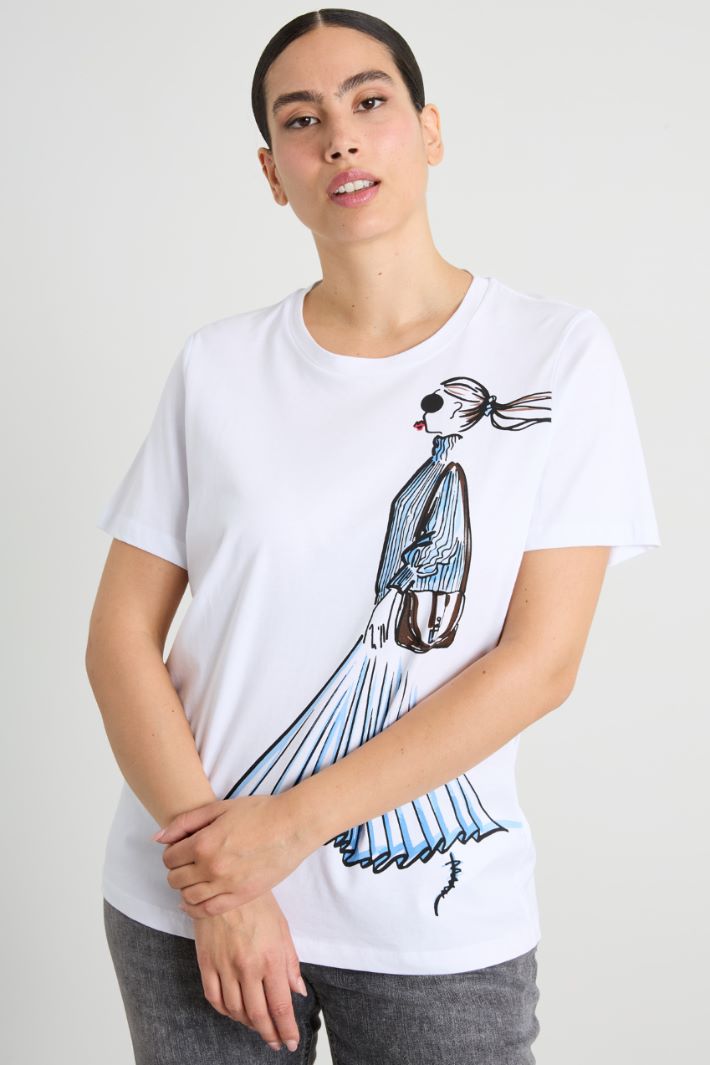 Camiseta con estampado Intrend