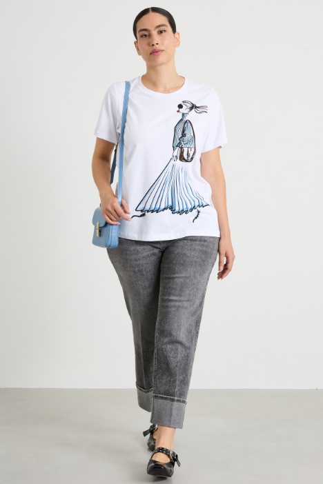 Camiseta con estampado Intrend
