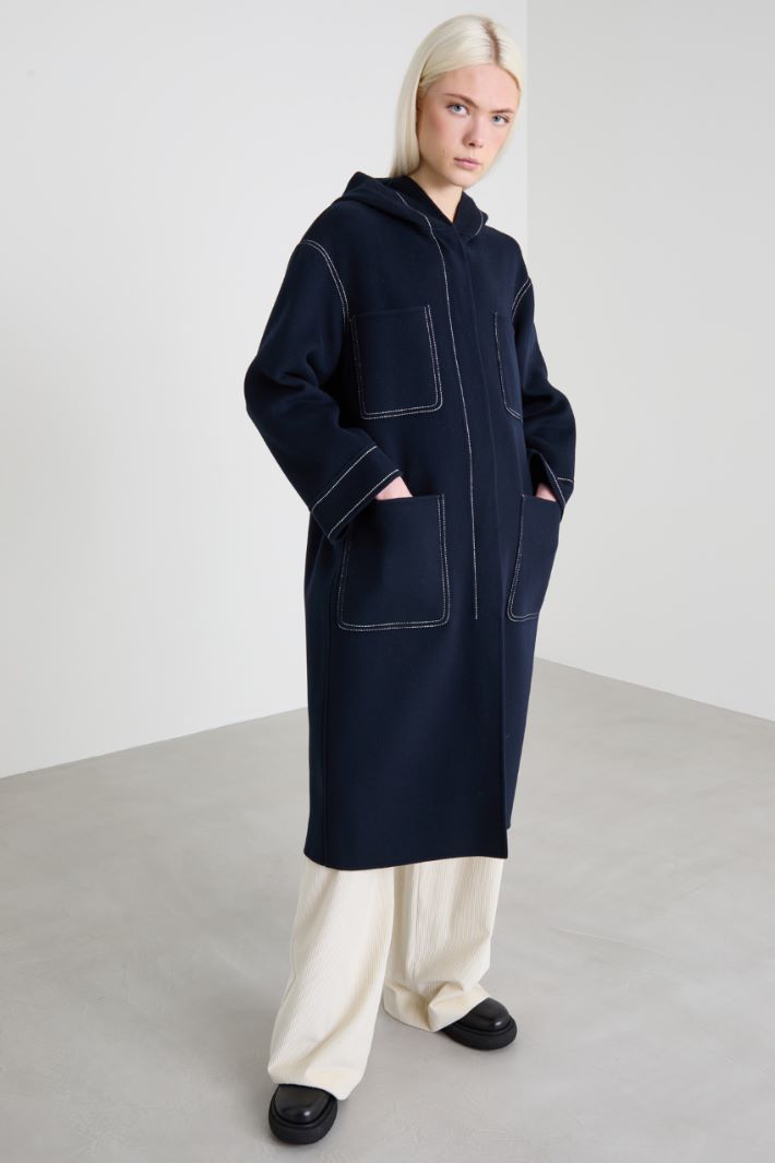 Long wool coat Intrend - 2