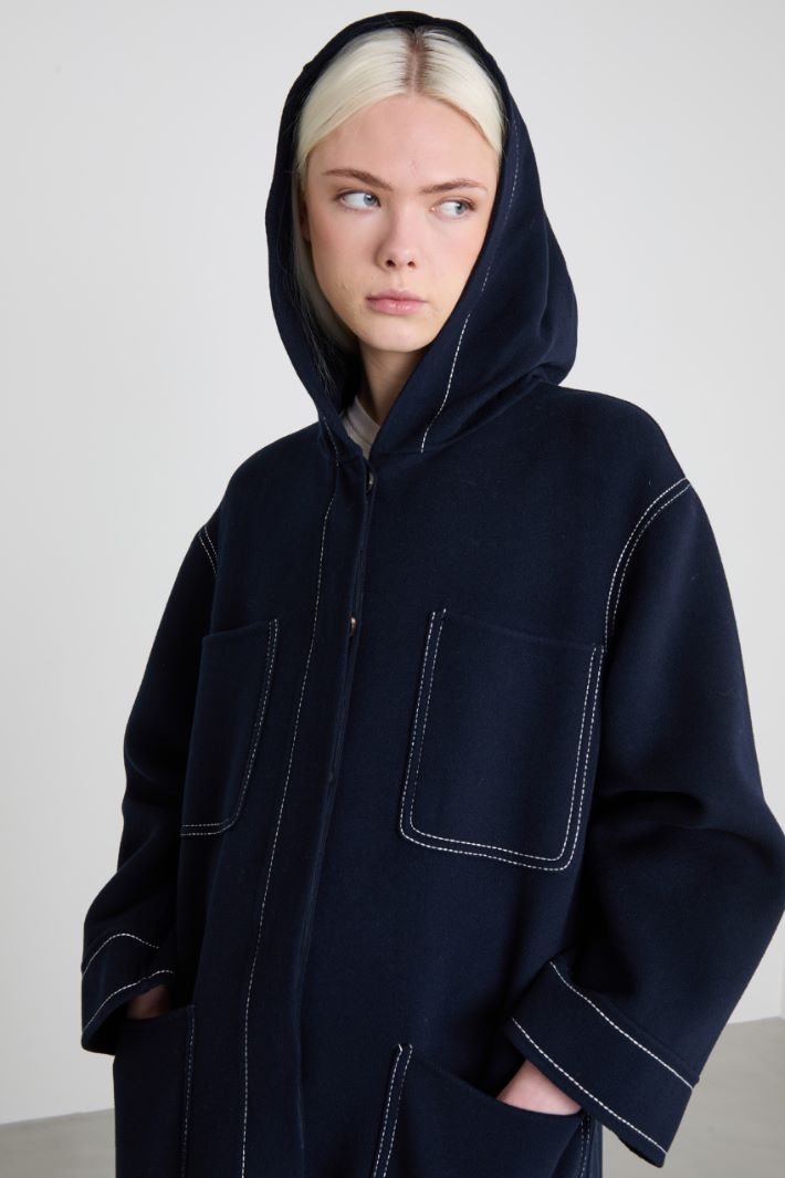 Long wool coat Intrend - 4