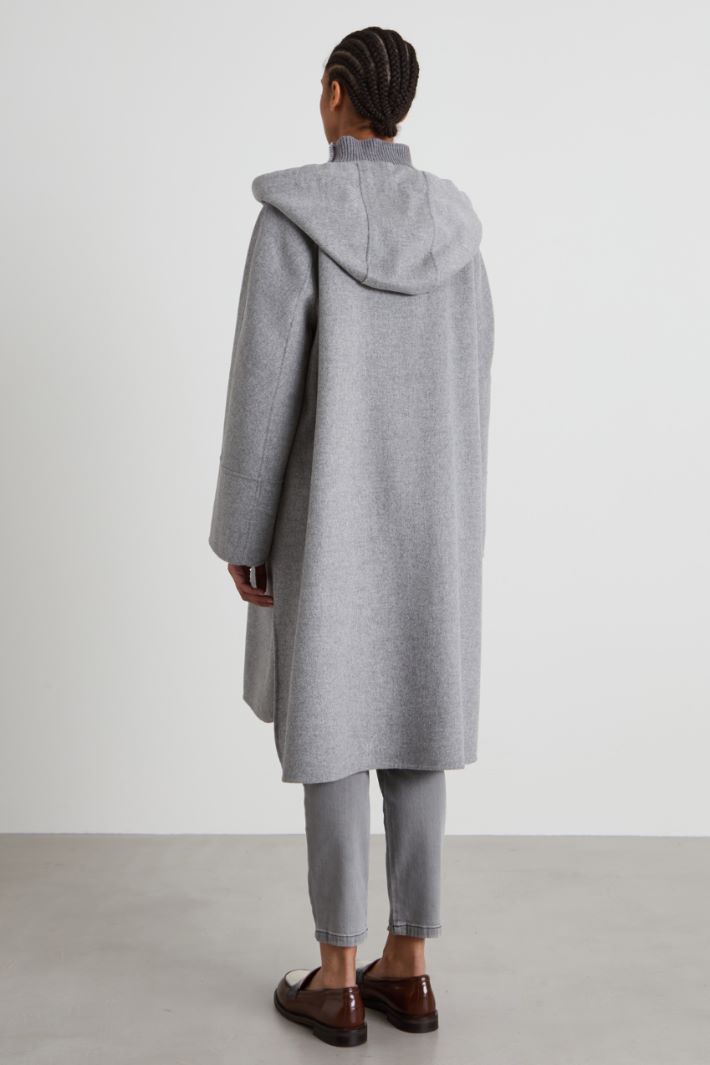 Hooded wool coat Intrend - 3