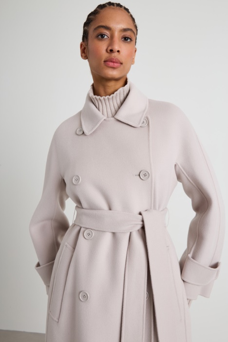 Cappotto doppiopetto in lana Intrend - 2