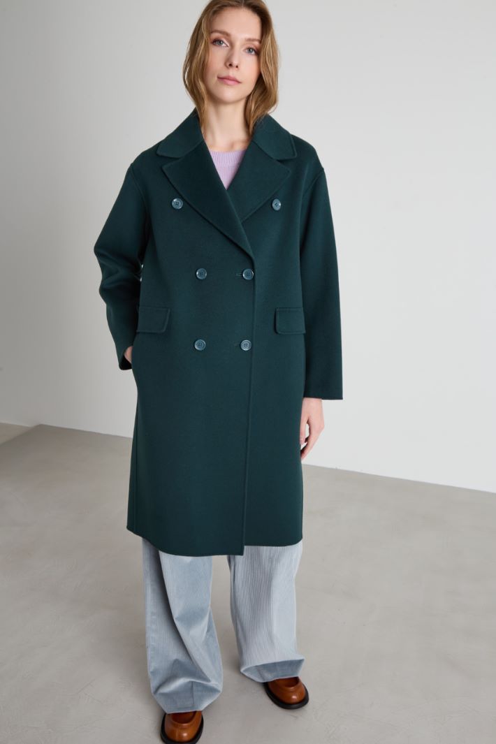 Double-breasted wool coat Intrend - 4