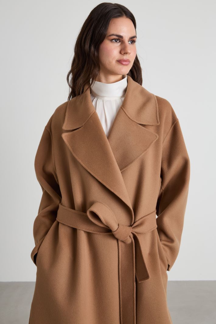 Double wool robe coat Intrend - 4