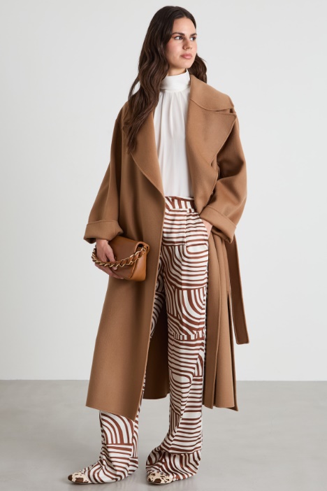 Double wool robe coat Intrend