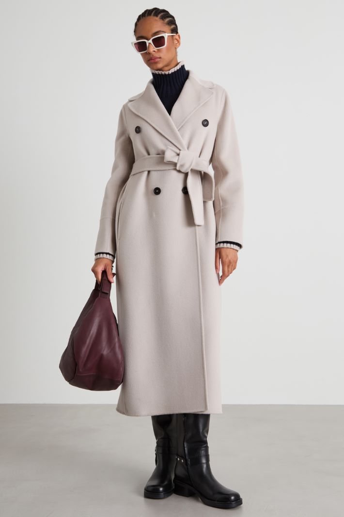 Cappotto doppiopetto in lana Intrend - 2