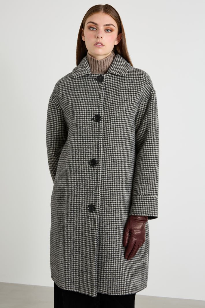 Cappotto dritto tinto filo Intrend - 2