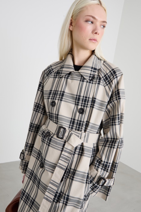  Trench in water-repellent twill Intrend - 2