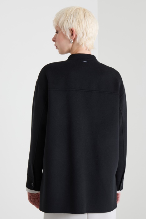 Cappotto corto in doppio di lana