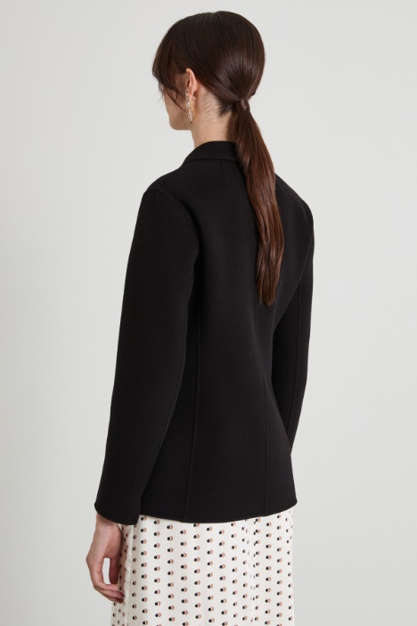 Giacca dritta in lana