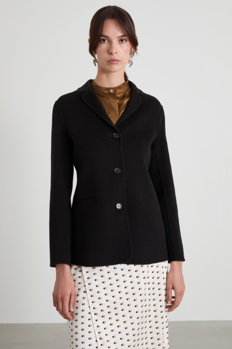 Giacca dritta in lana