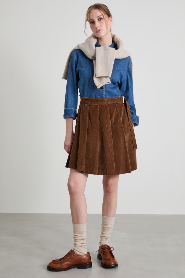 Stretch denim shirt Intrend - 3