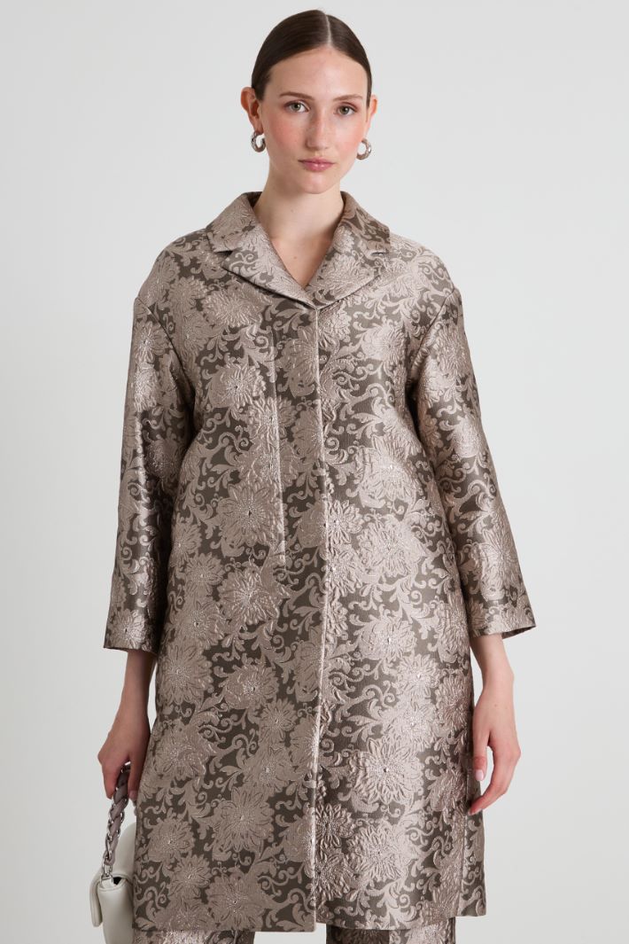 Brocade overcoat Intrend