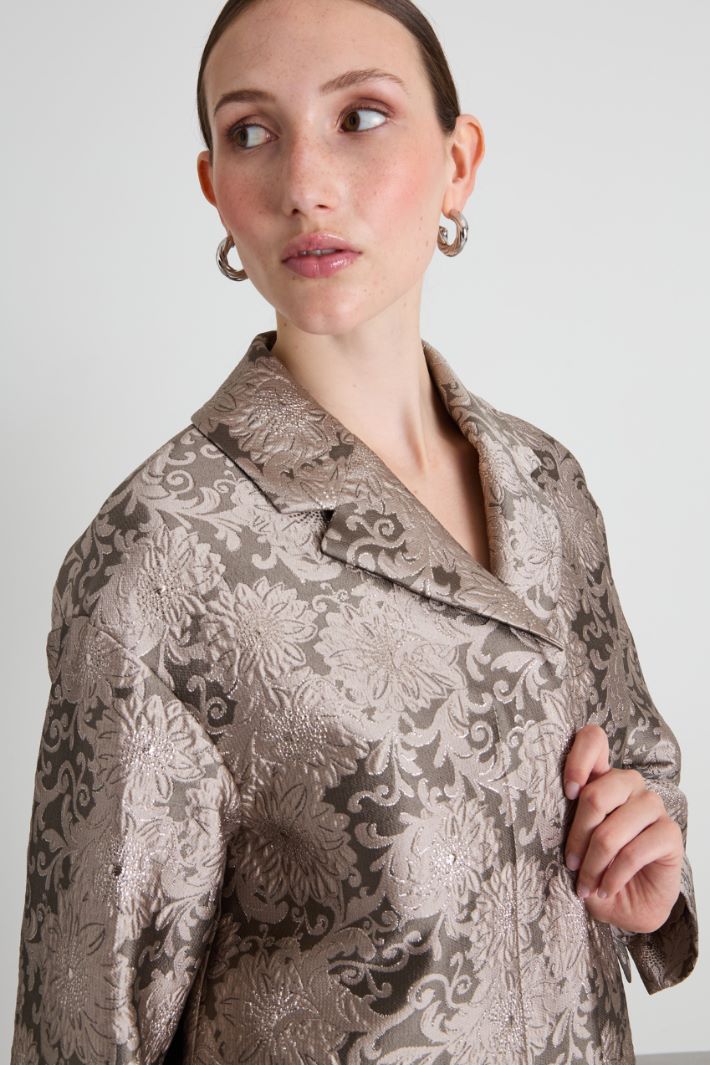 Brocade overcoat Intrend - 4
