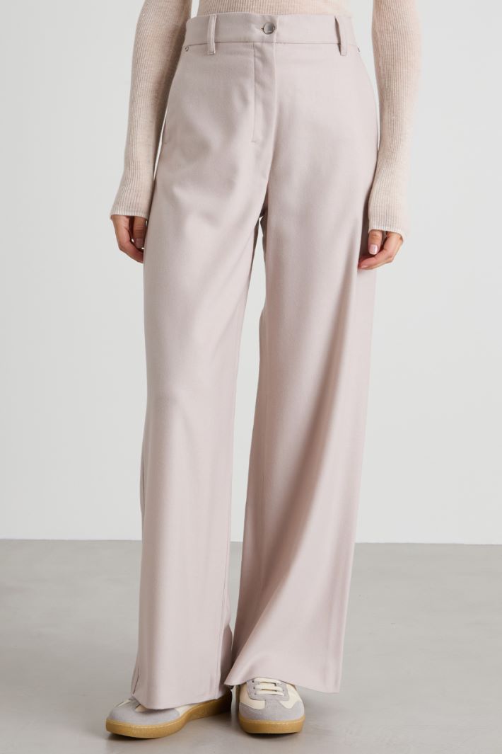 Pantalones de franela de lana Intrend - 2