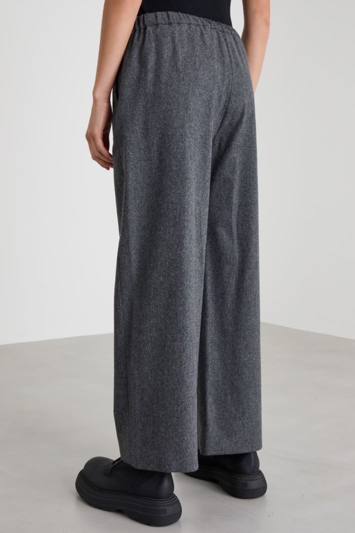 Loose flannel trousers Intrend - 3