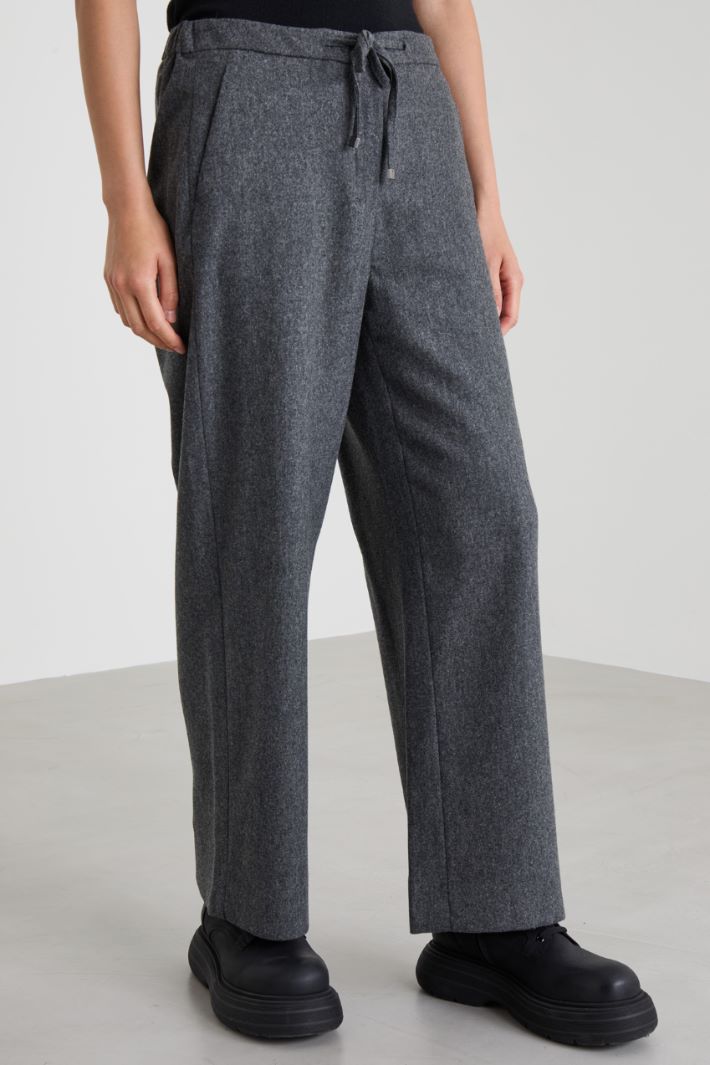 Loose flannel trousers Intrend - 2