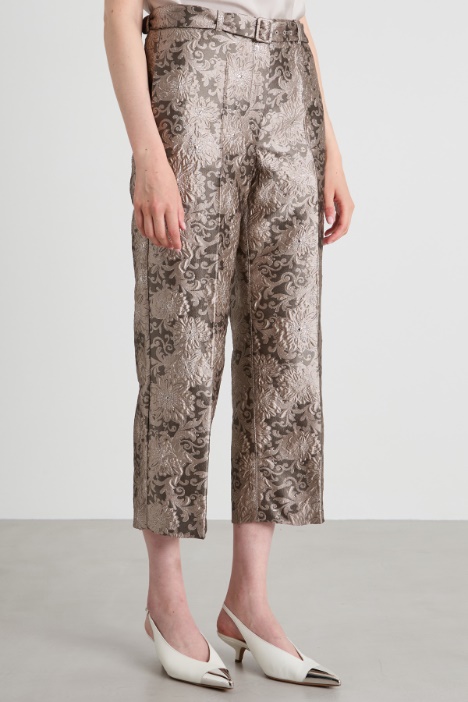 Pantaloni broccati