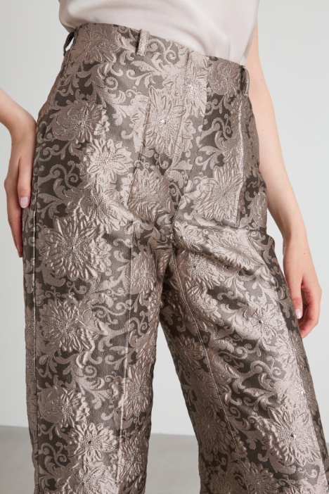 Pantaloni broccati