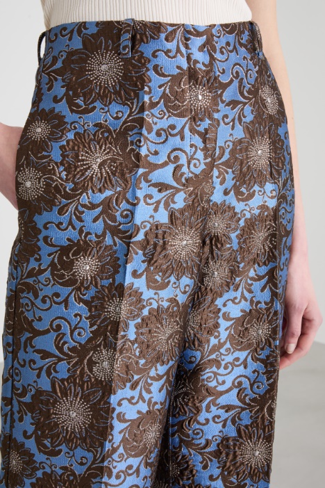 Pantaloni broccati