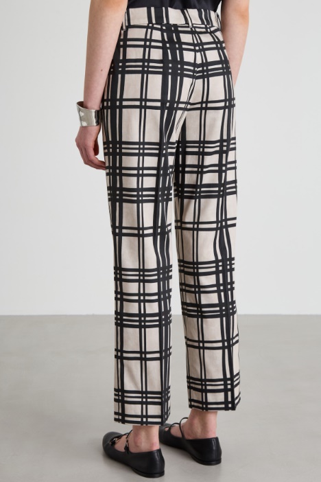 Pantaloni in cotone stampati