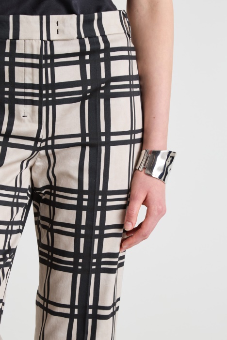 Pantaloni in cotone stampati