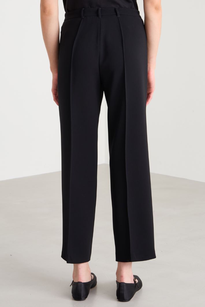 Pantaloni dritti in cady Intrend - 3
