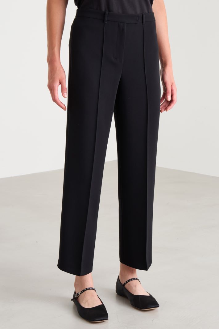 Pantaloni dritti in cady Intrend - 2