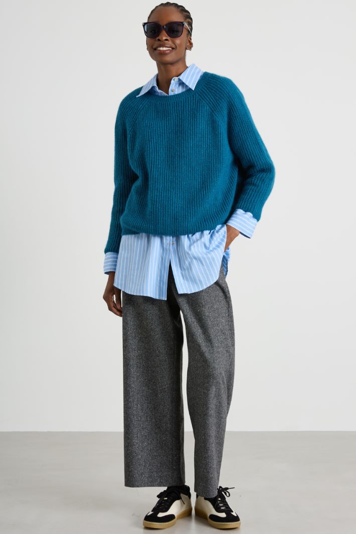 Knop wool trousers Intrend