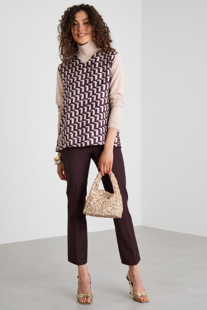 Cotton twill trousers Intrend