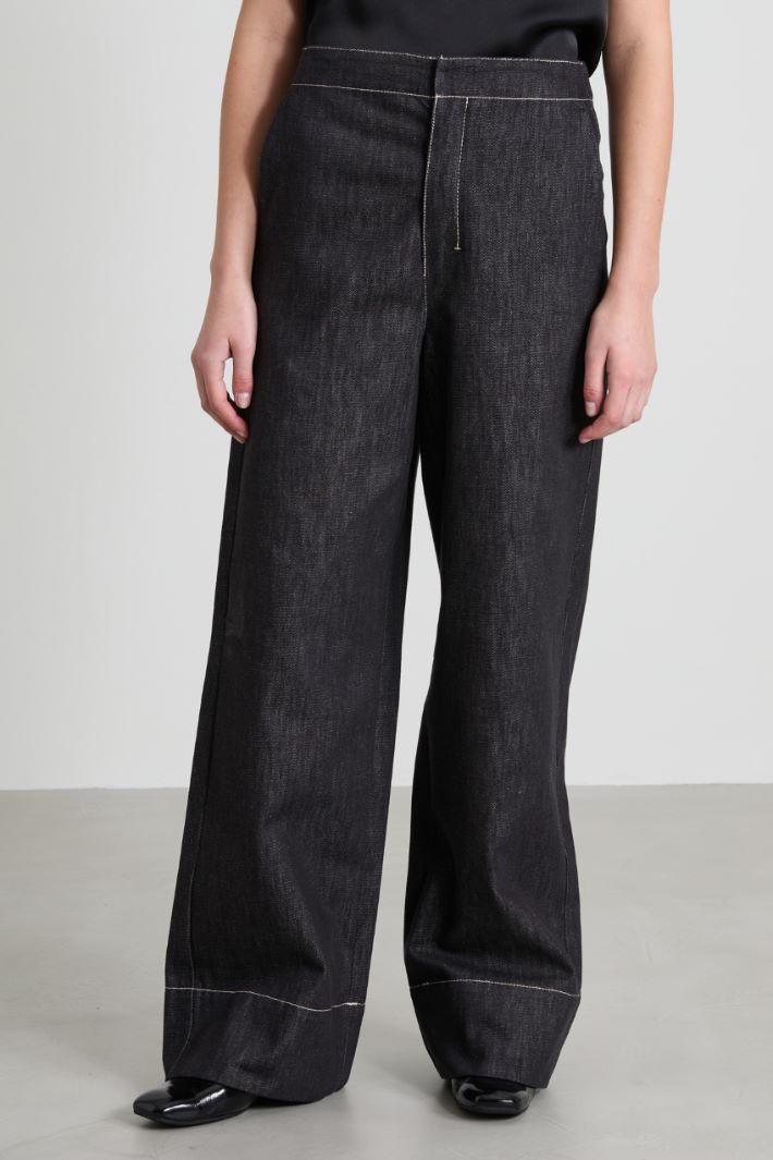 Denim trousers Intrend - 2