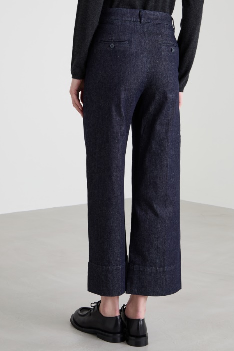 Pantalón en denim elástico