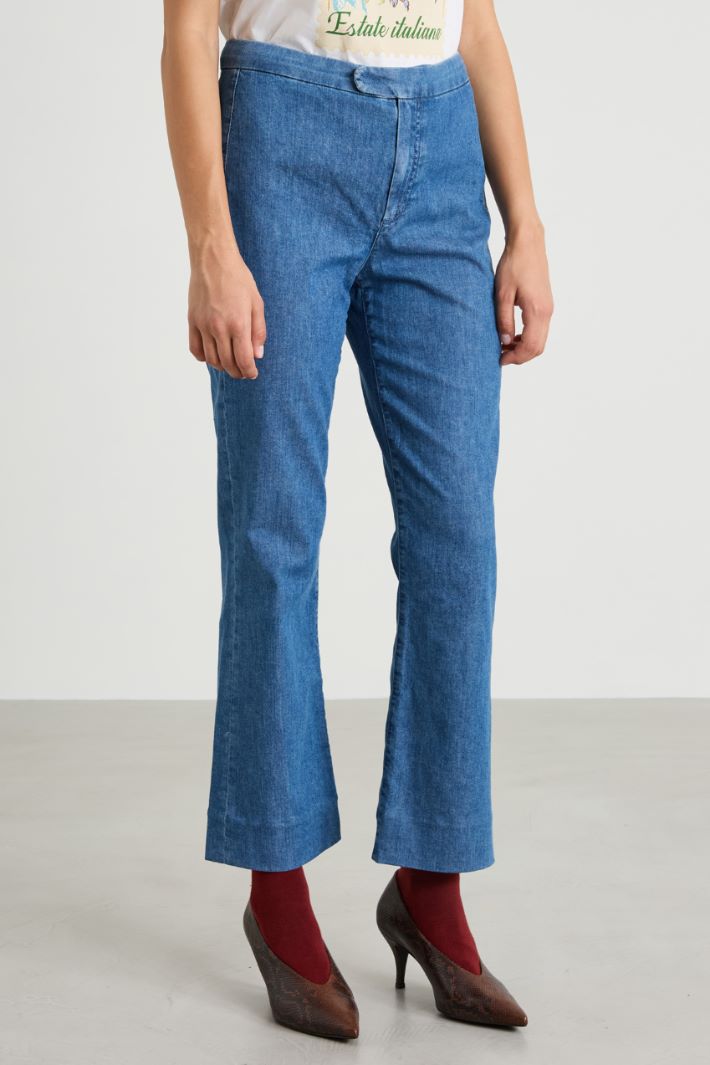 Light denim trousers Intrend - 4