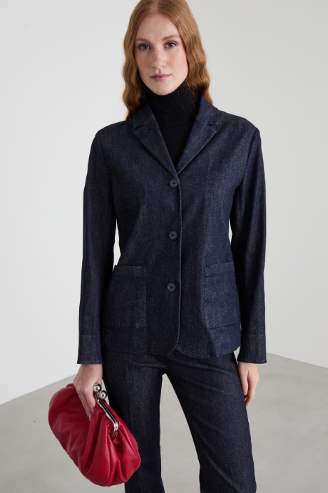 Straight denim blazer Intrend