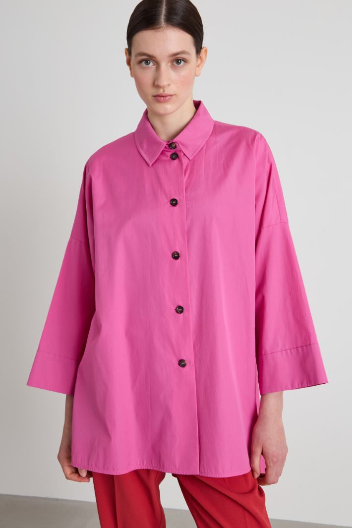 Cotton poplin shirt Intrend