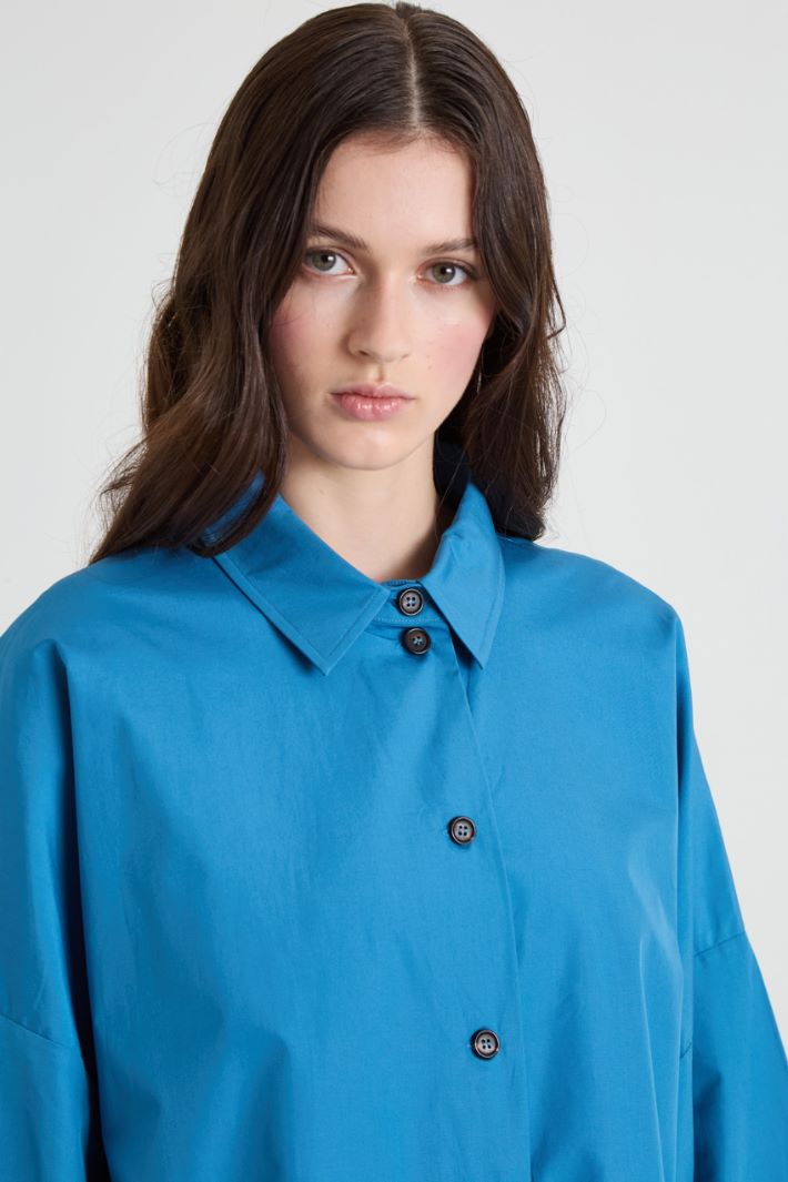 Cotton poplin shirt Intrend - 4