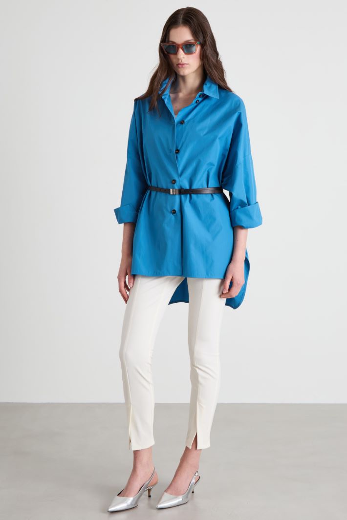Cotton poplin shirt Intrend - 3